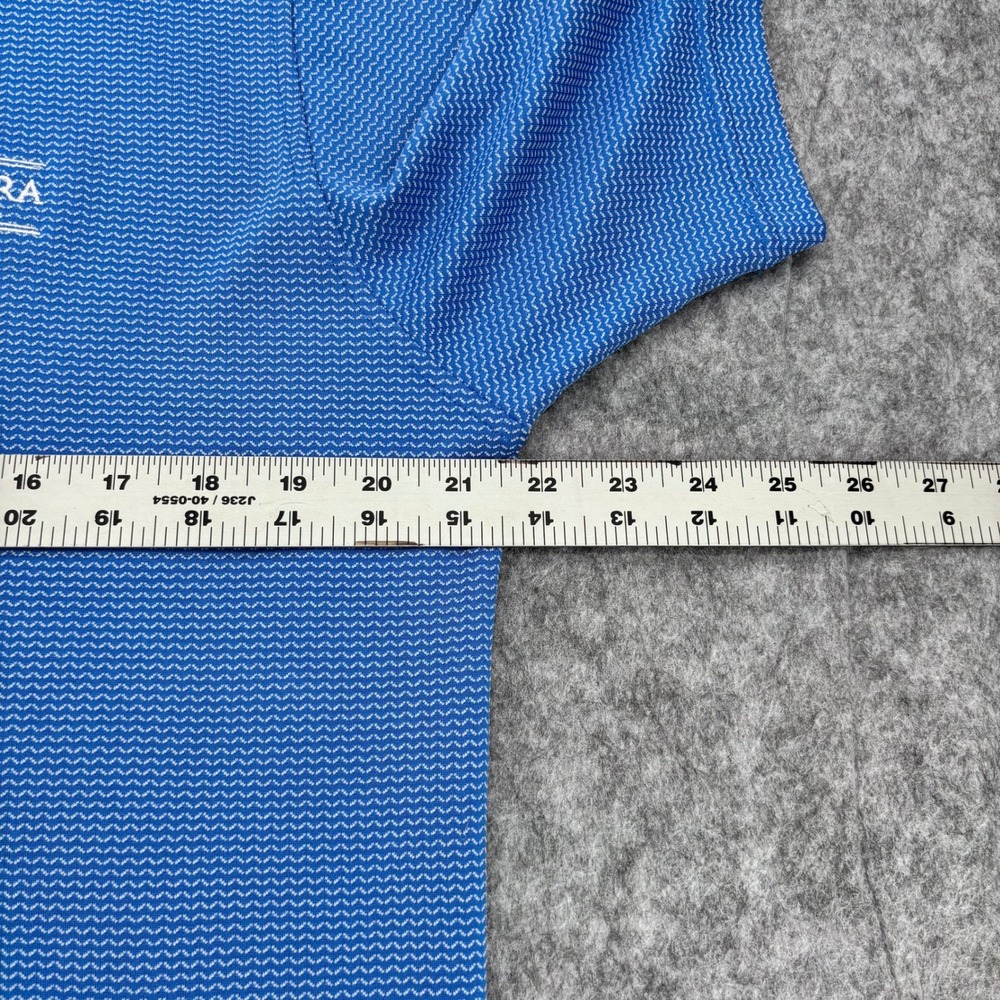 FootJoy Mens Athletic Fit Golf Polo Blue La Cantera Resort Spa Logo Size Medium - Picture 7 of 12